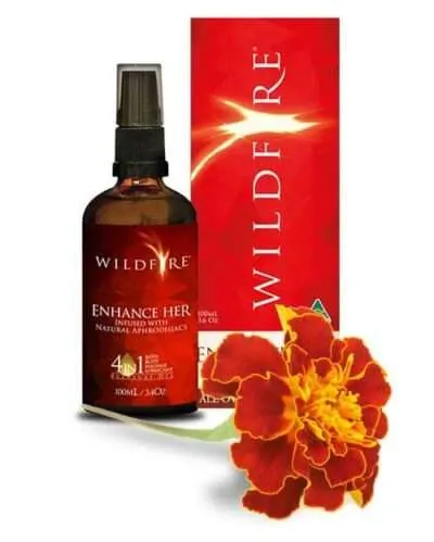 Wildfire Enhance Her 100ml natural lubricant for women, infused with aphrodisiac herbs and essential oils