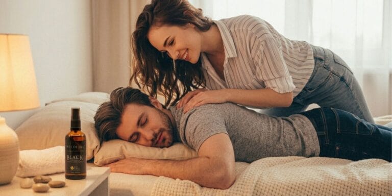 Sensual massage techniques with massage oil to build connection