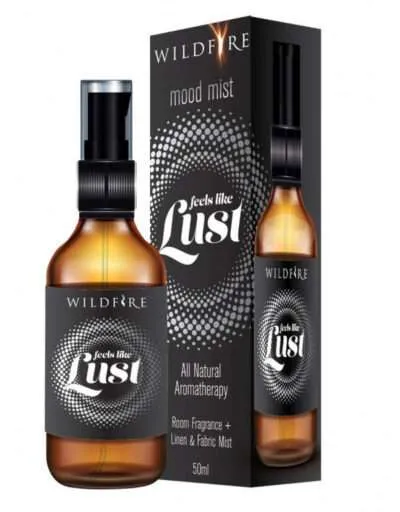 LUST Bed Linen Spray – Aromatic Mood Mist with Ylang Ylang, Bergamot, and Patchouli in a 50ml bottle