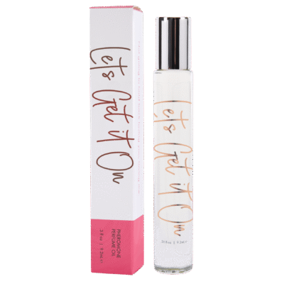 Let’s Get It On roller balls perfume – a pheromone-infused fragrance for warmth and attraction.
