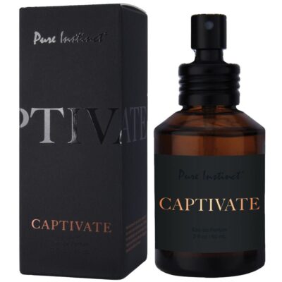 Best Pure Instinct pheromone cologne - Captivate men's fragrance bottle