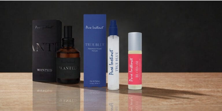 What is pheromone perfume guide featuring Pure Instinct sprays and roll-on fragrances