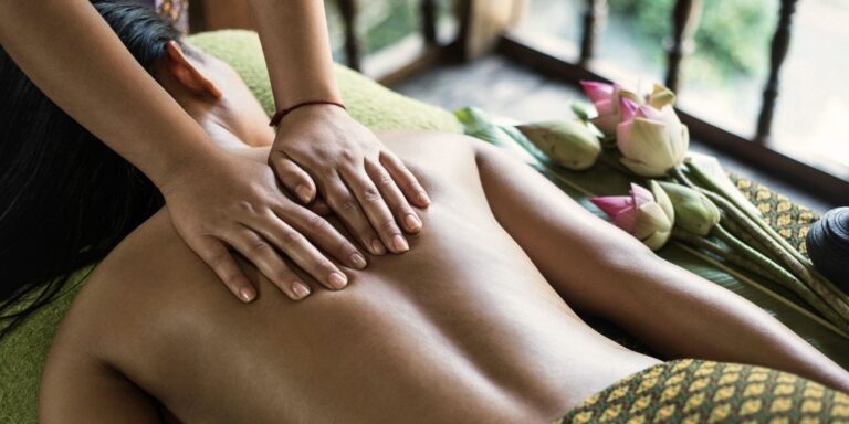 What makes a massage feel exotic through immersive atmosphere and unhurried touch